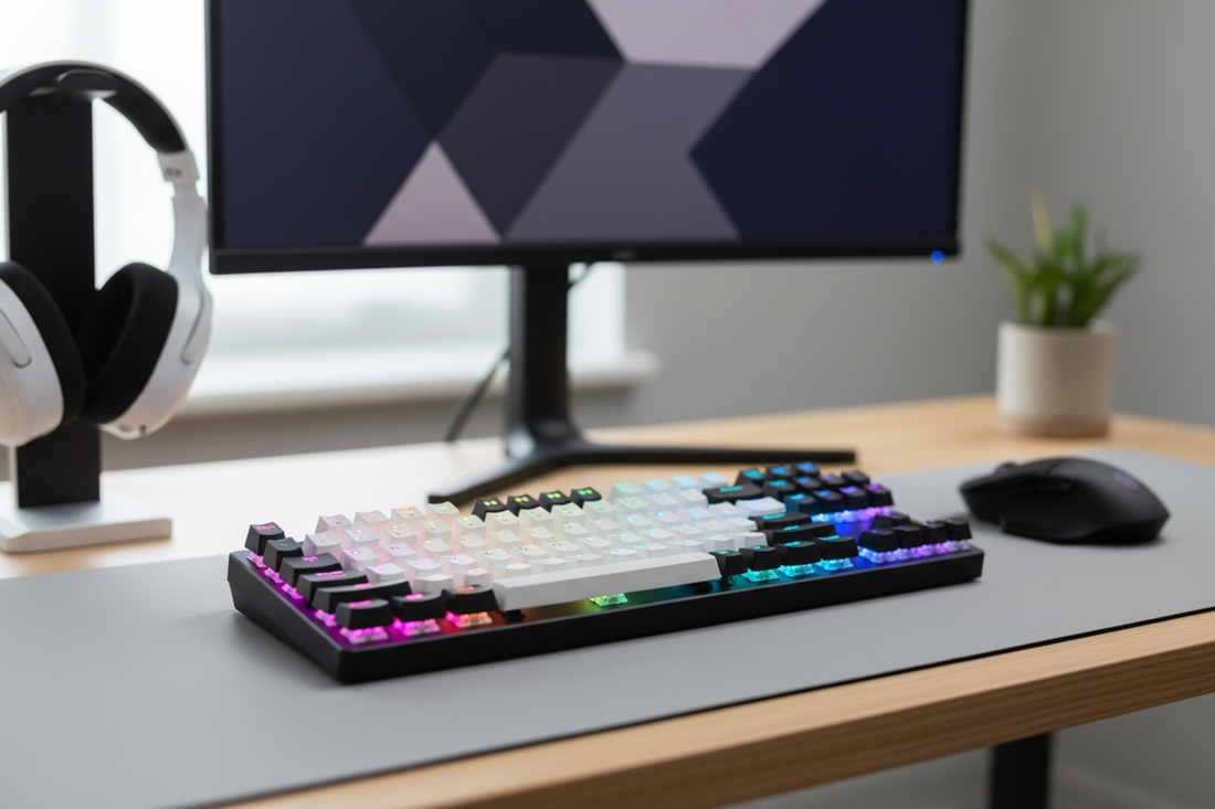 RGB mechanical keyboard buying guide for beginners - TKL layout with backlit keys