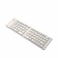 Foldable keyboard on a white background