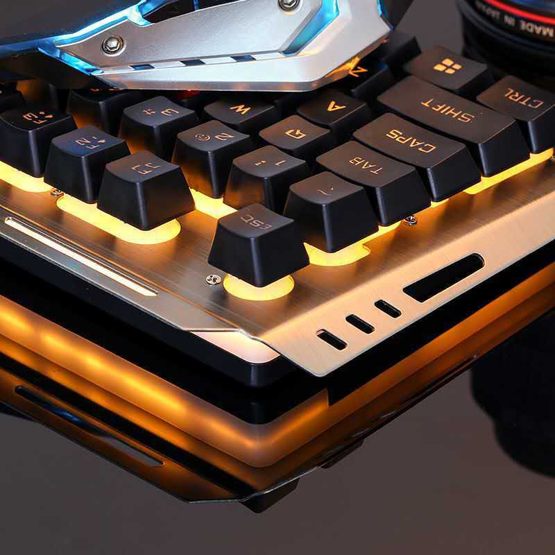 Gaming keyboard side view displaying ergonomic design and durable construction