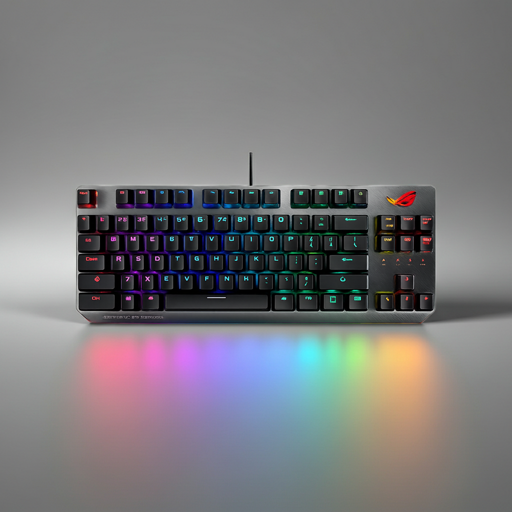 ASUS ROG Strix Scope NX TKL RGB mechanical gaming keyboard Spanish QWERTY layout

