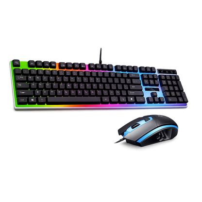 G21 Gaming Keyboard and Mouse Combo - RGB Backlit Wired Set with Floating Keys for PC & Laptop SetupVerse